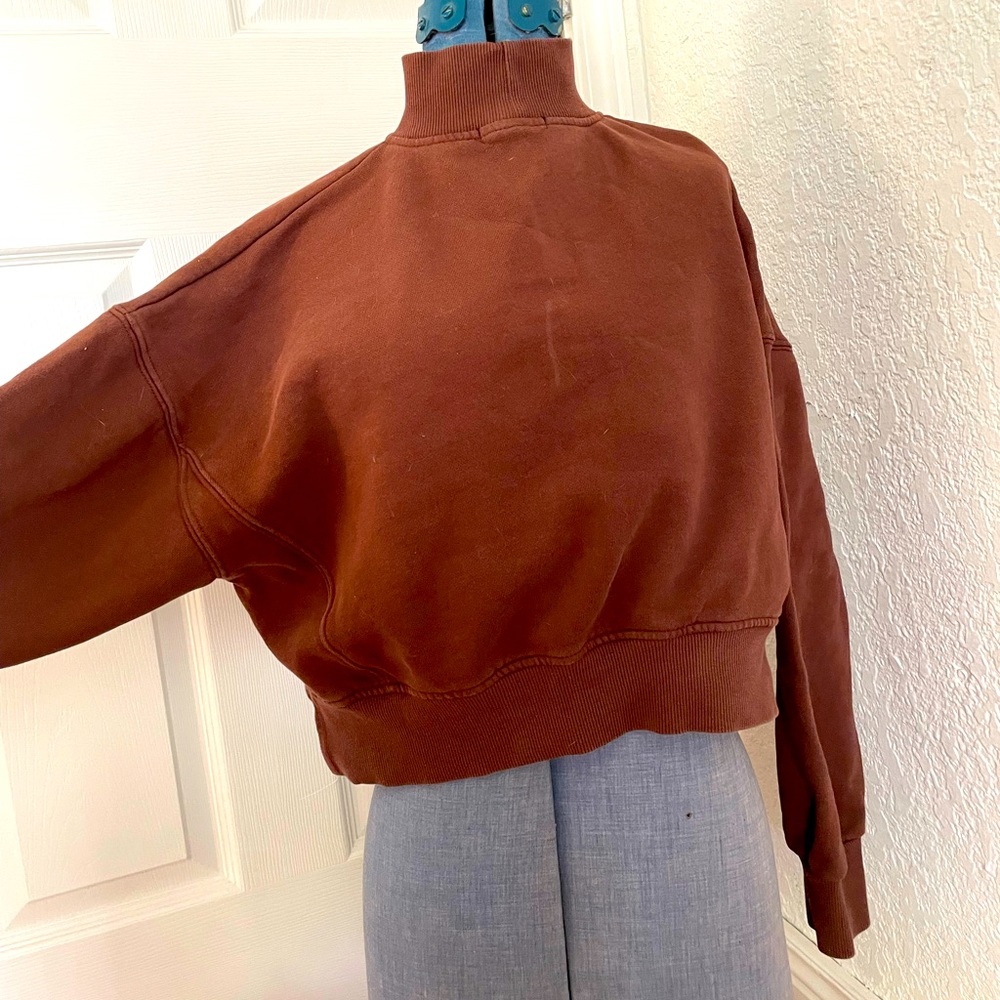 Long Sleeve, crop top, thick turtle neck